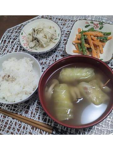 昨日の夜食