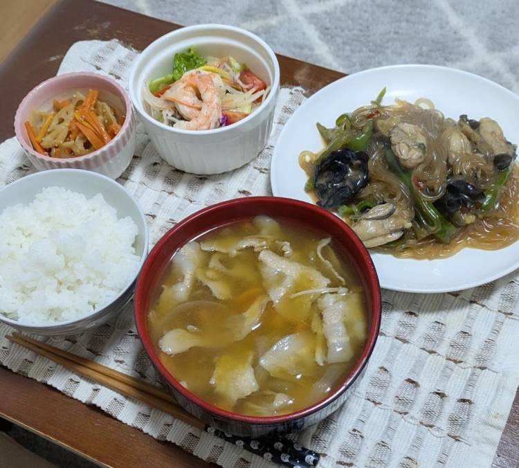 昨日の夜食