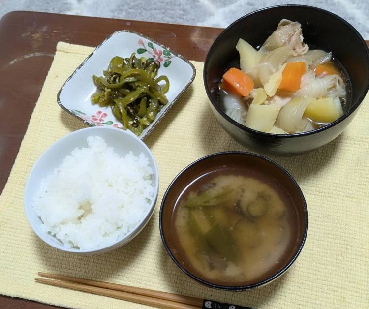 昨日の夜食