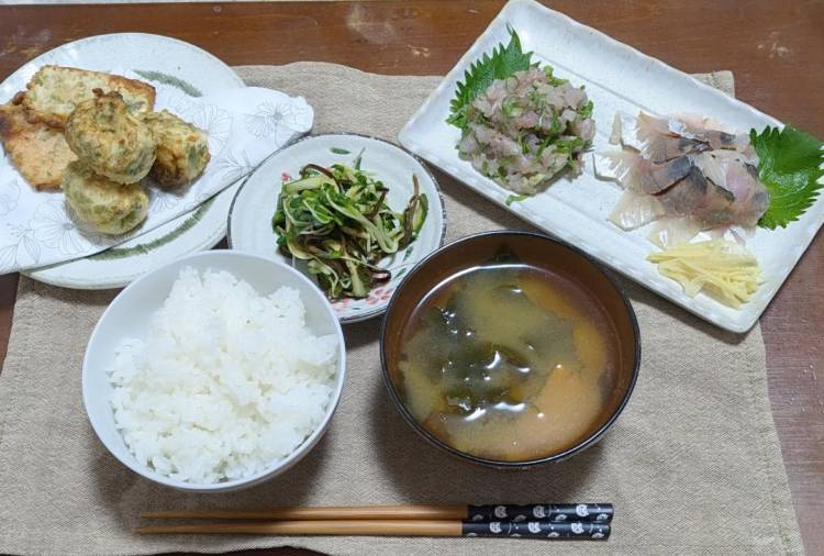 昨日の夜食