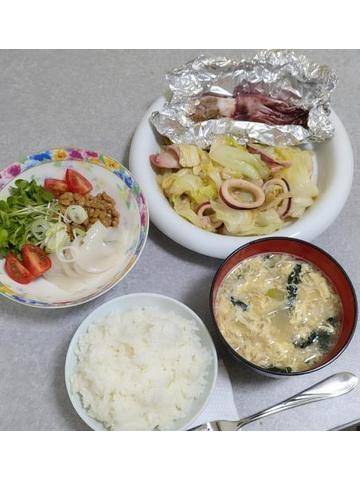 昨日の夜食