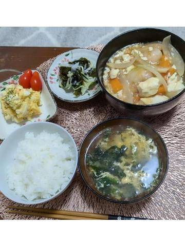 昨日の夜食