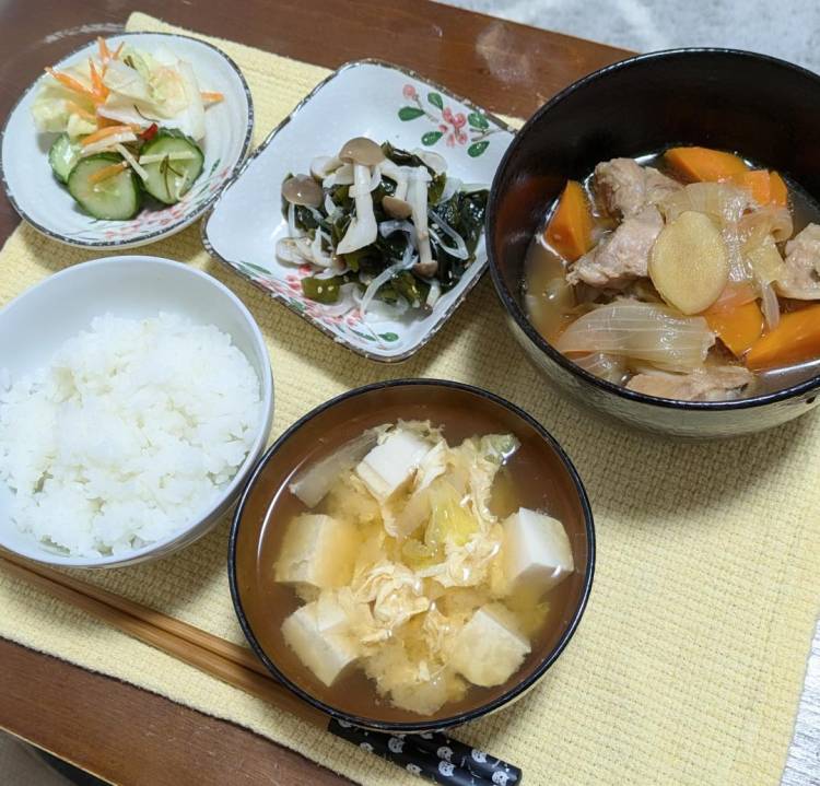 昨日の夜食