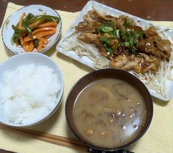 昨日の夜食