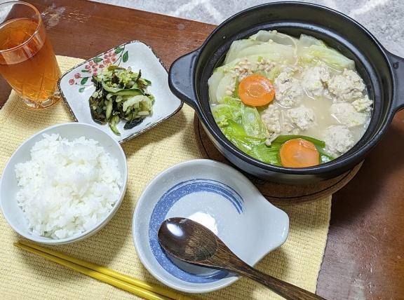 昨日の夜食