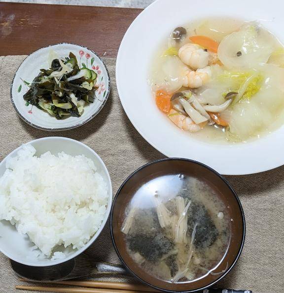 昨日の夜食