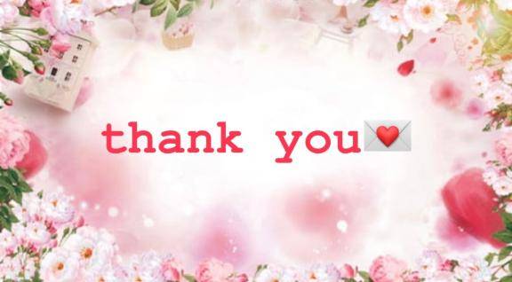 お礼💌