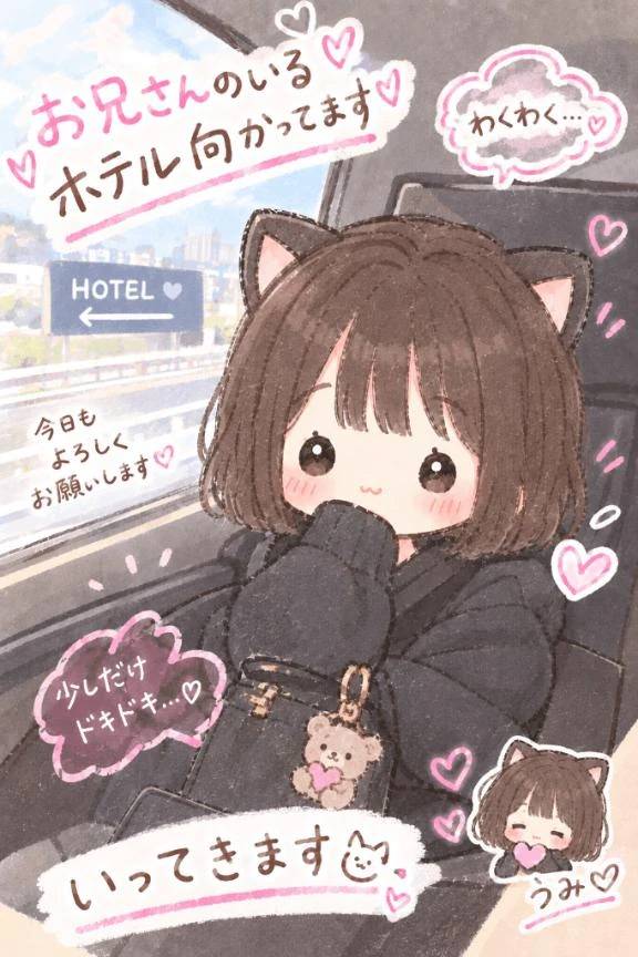 向かってます🚗