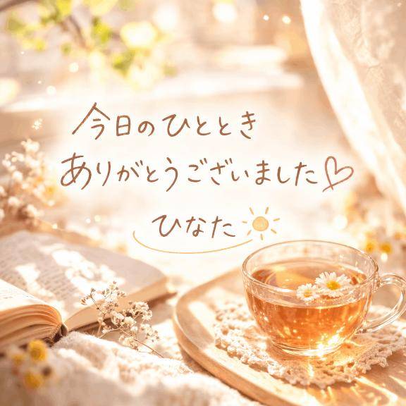 1日 13:55にお会いくださったあなたへ☆