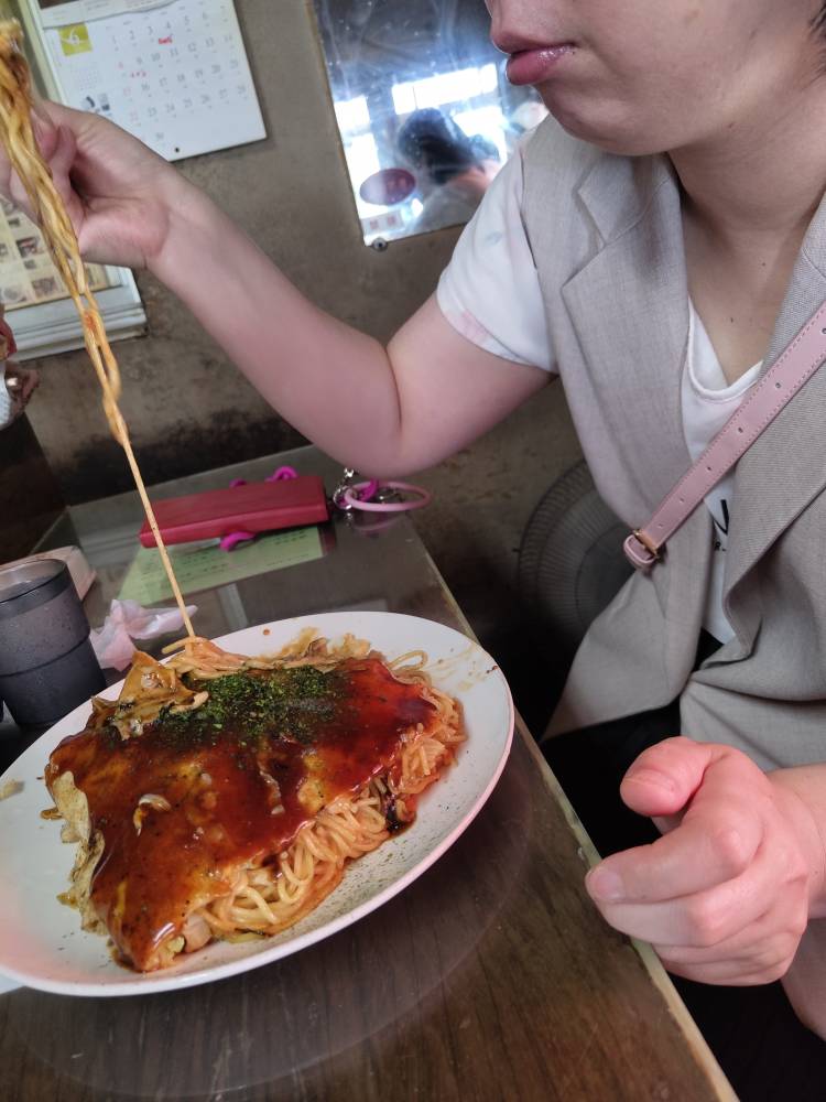 マツコもビックリのジャンボお好み焼きみゆき食べた