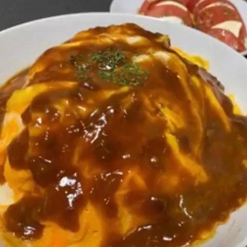 卵とケチャップで〜