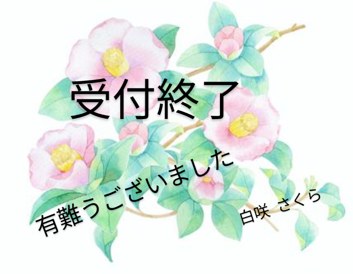 受付終了してます🙂‍↕️