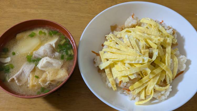実家飯😃