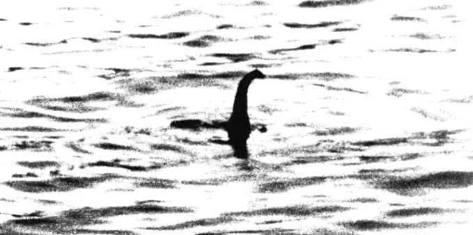 @ネッシーの撮影に初めて成功__ !