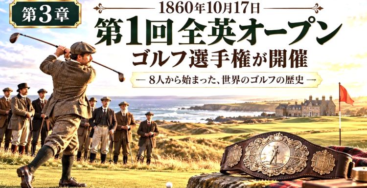 @第1回•全英オープンゴルフ選手け__ !