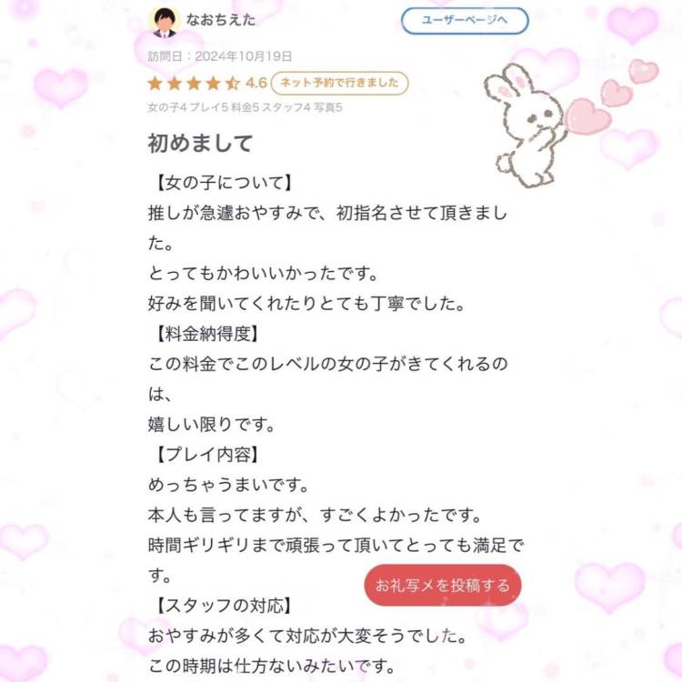 口コミお礼っ💌💞