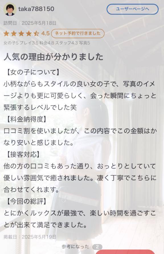 【お礼写メ日記】