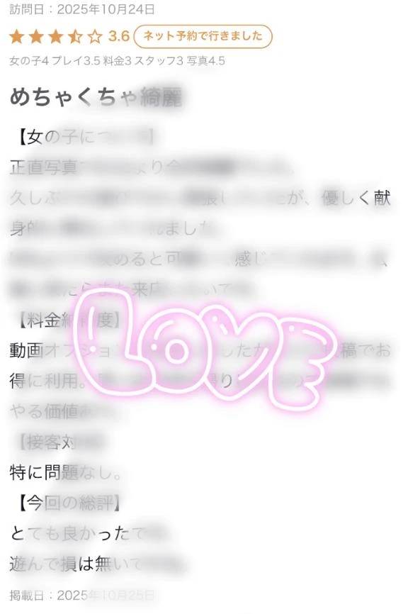 【お礼写メ日記】口コミありがとうございます💌