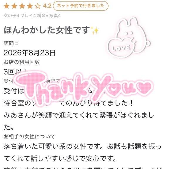 クチコミありがとう💌