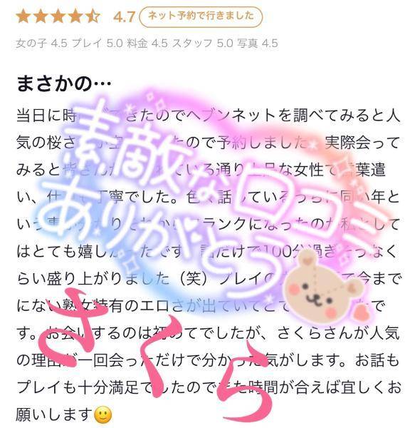 【お礼写メ日記】