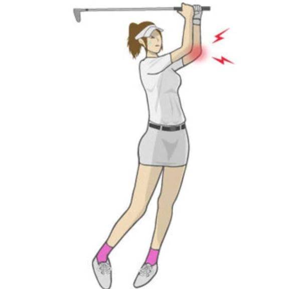 ゴルフ肘、、、？！