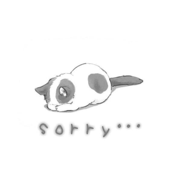 ごめんなさい😢🙏🏼💦