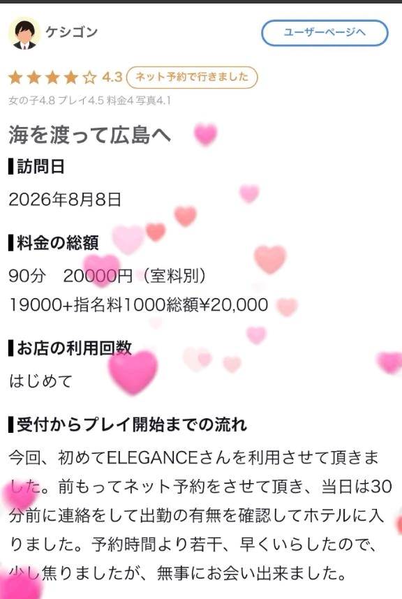 【お礼写メ日記】