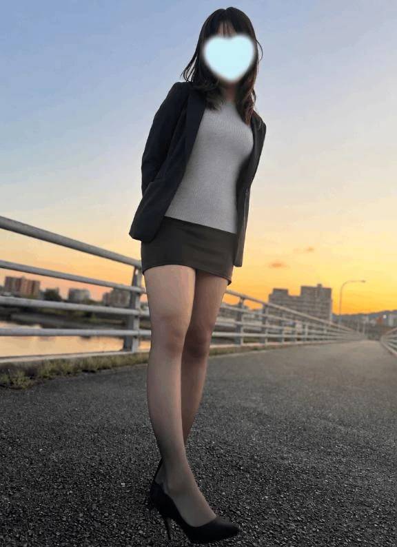夕日とヒール👠