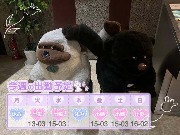 今週の出勤予定