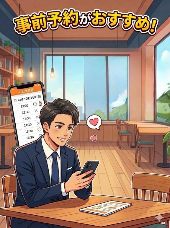 ?事前予約?
