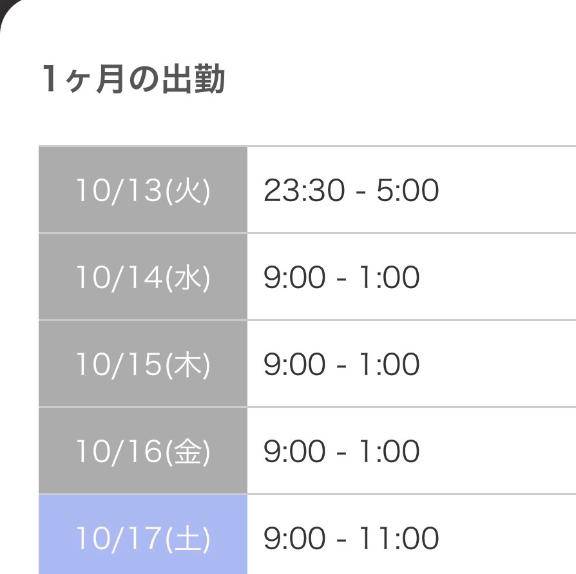 連休明け　家族休暇終わりー