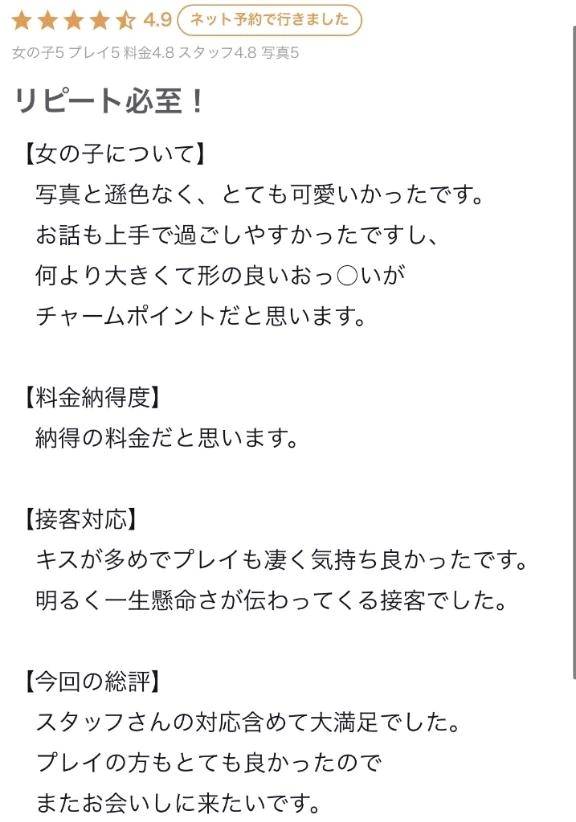 【お礼写メ日記】