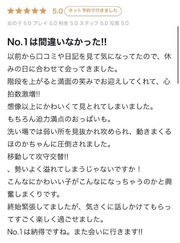 【お礼写メ日記】
