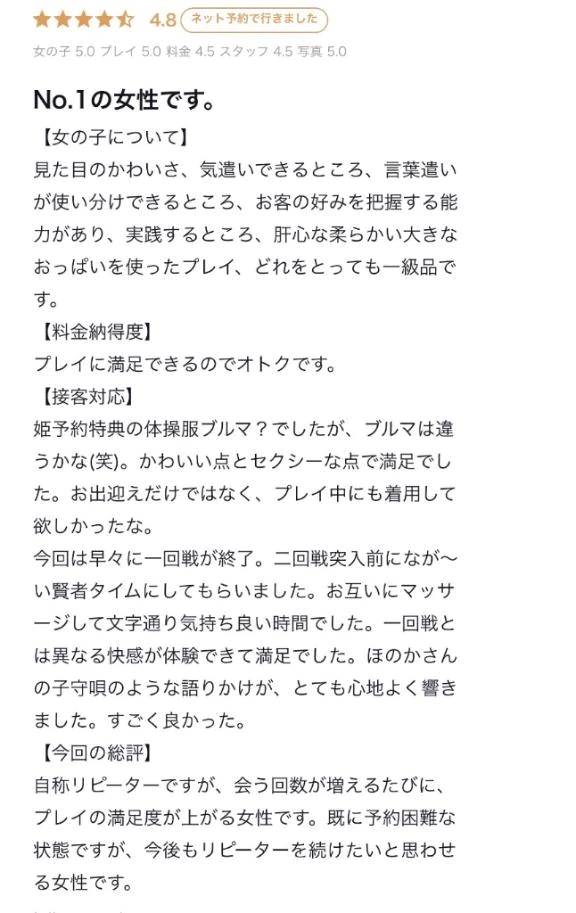 【お礼写メ日記】