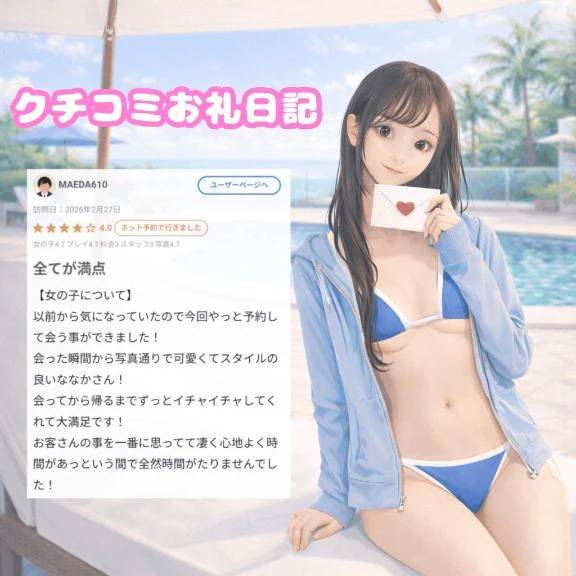 【お礼写メ日記】