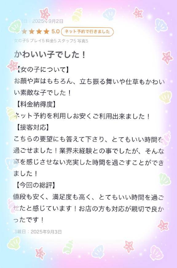 【お礼写メ日記】