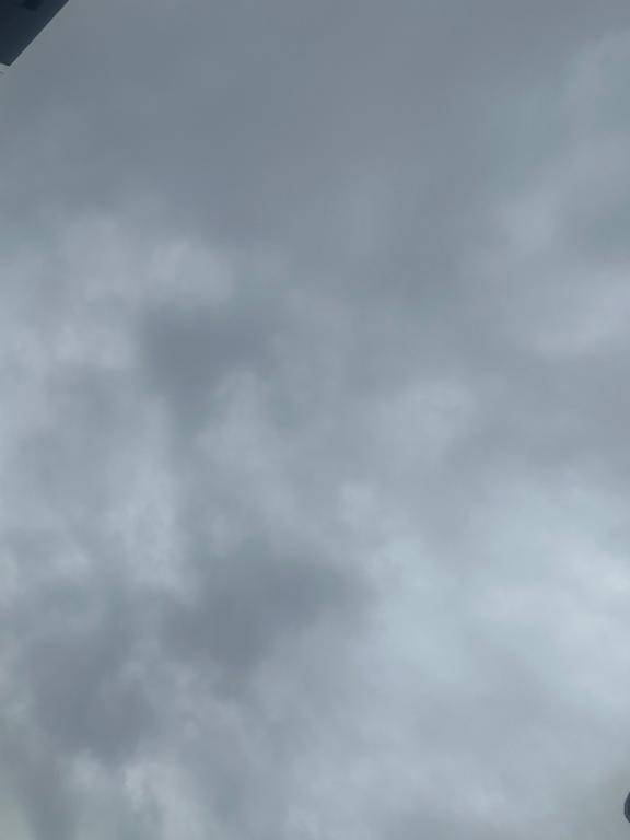 曇り空…☁️