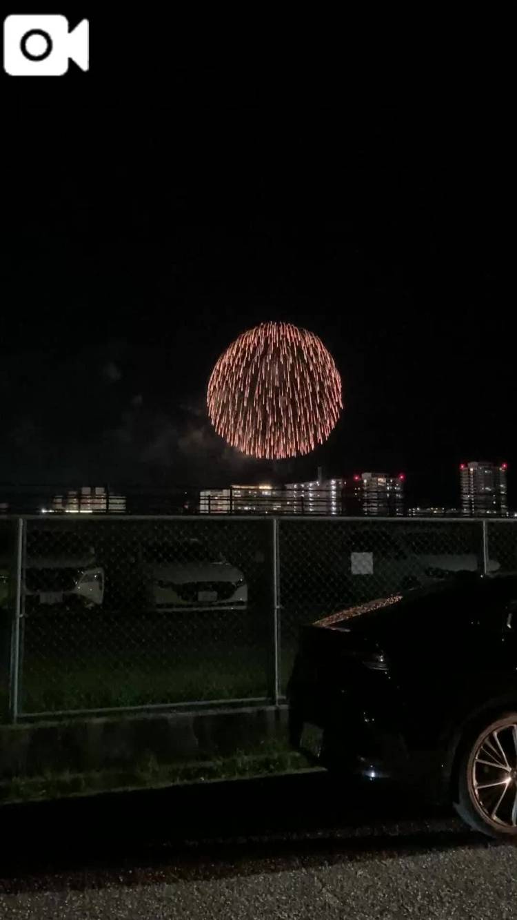花火大会の。