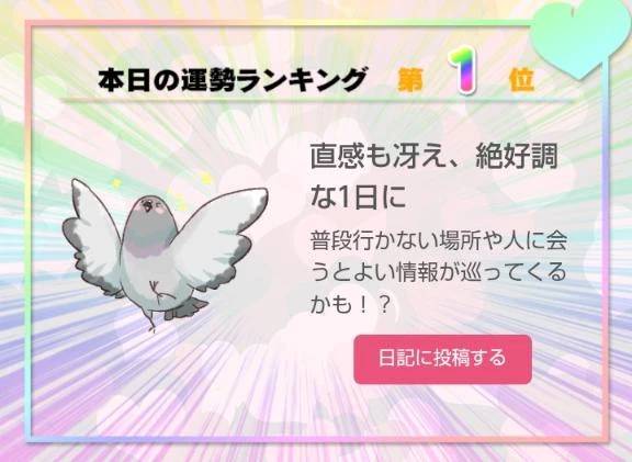 【アニマル診断】今日の運勢ランキング