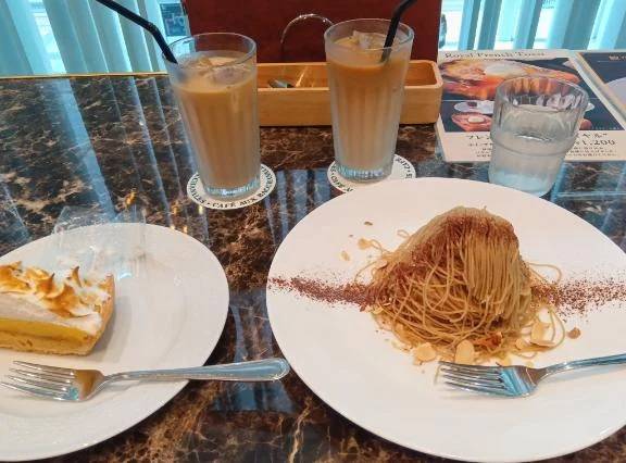 お休みに友達と行ったカフェ♪