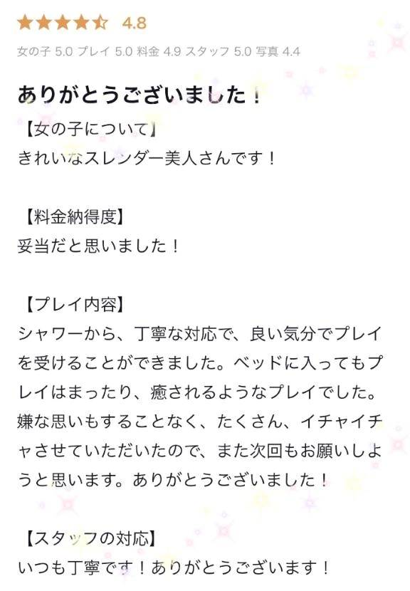口コミありがとう🥰