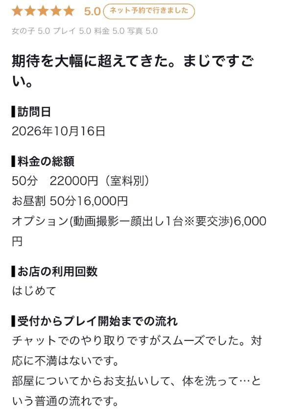 【お礼写メ日記】