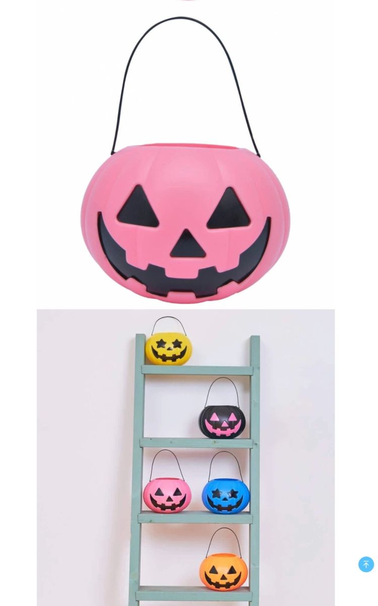 カボチャのバケツ🎃🍭💕