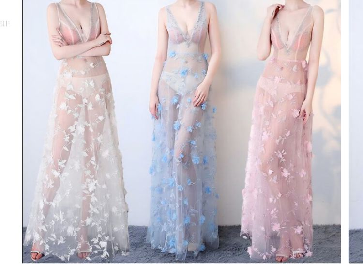 透けドレス💕かわいい👸