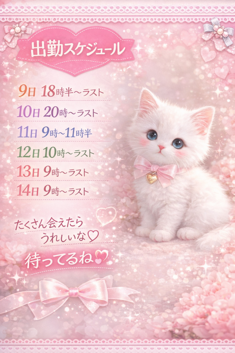 夜会えるといいなあ✨😉👌