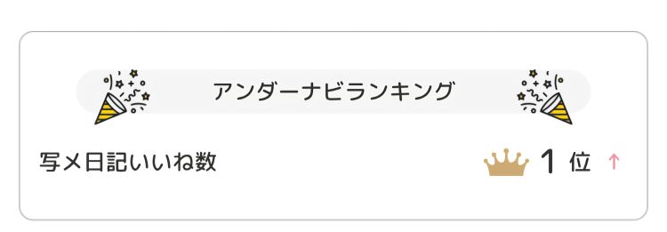 🫧本日のランキング🫧