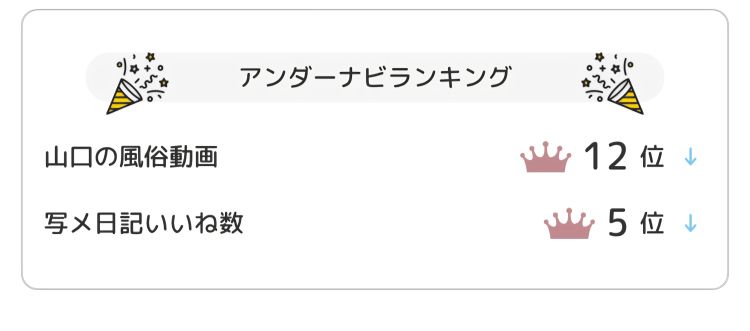 ランキング☝️上がり🫧💕