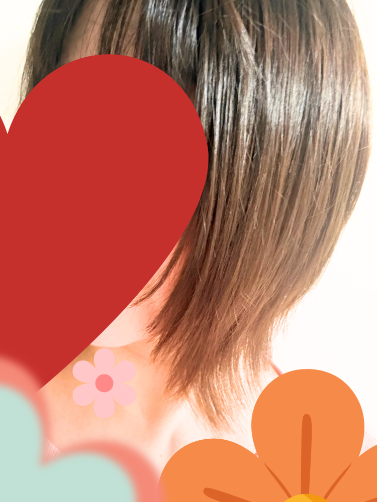 やっと髪きれたっ✂️💕