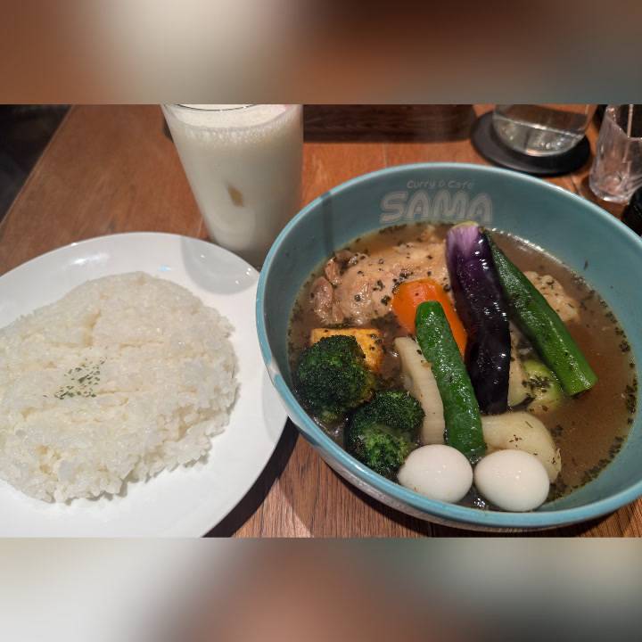 念願スープカレー(^^)🤍