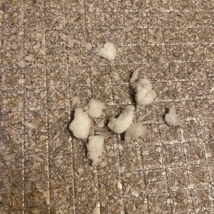 中でも溶けなかった❄️